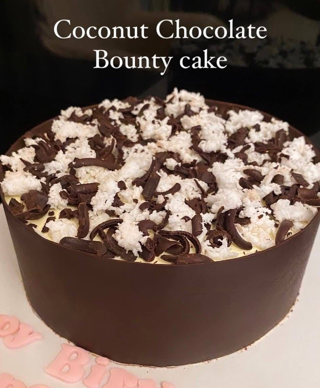 Bounty Coconut Chocolate Cake