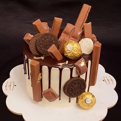 Chocolate Topped Chocolate Cake