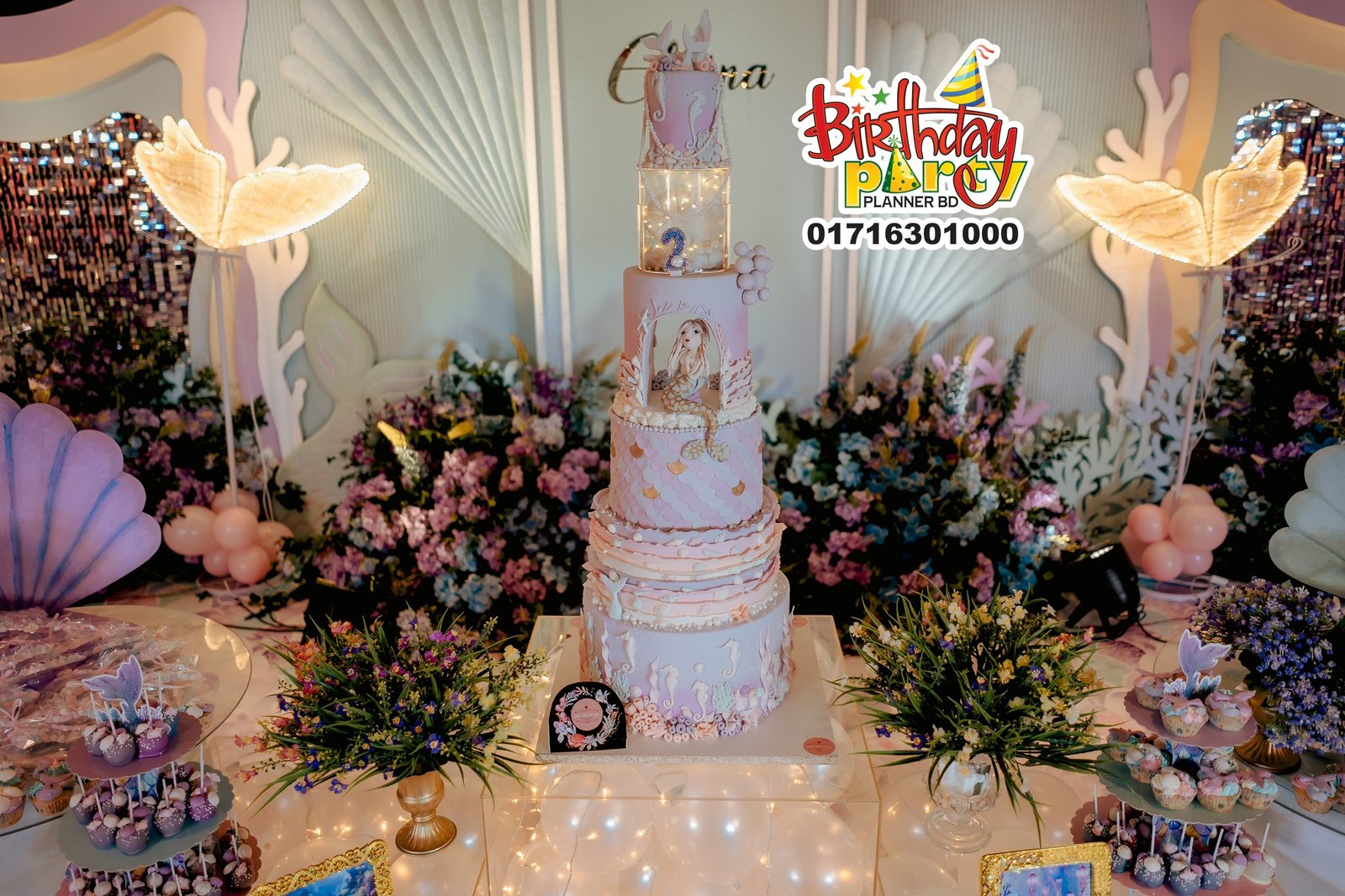 Sea, Mermaid Theme Tier